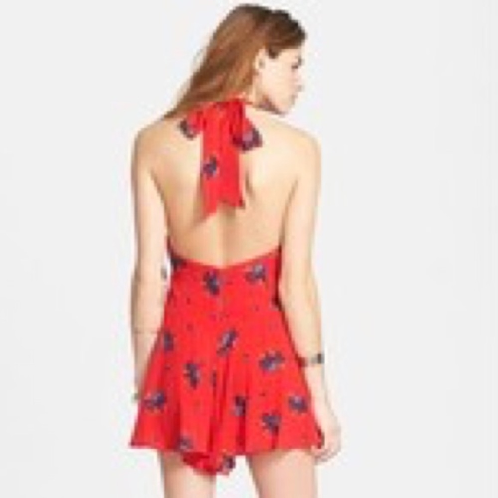 Free People Smooth Talk Halter Romper. View 2